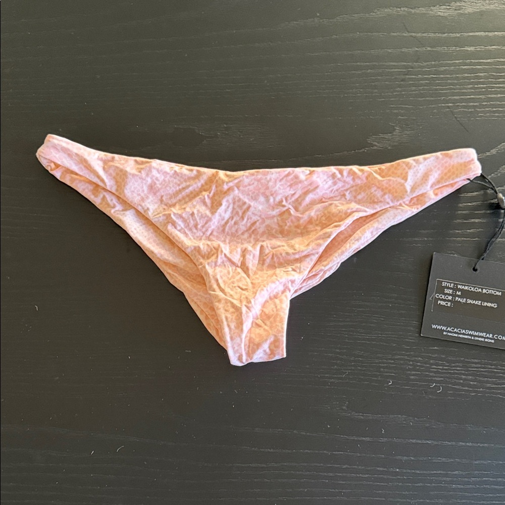 Acacia Swimwear Light Coral Bikini Bottom